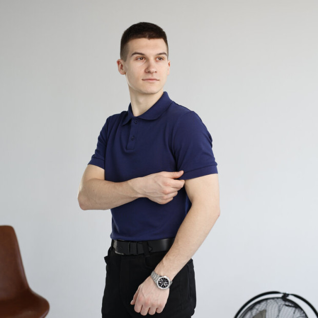 Поло Pobedov Royal Batal Темно-синій - 2