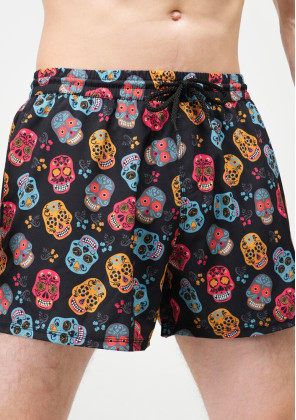 Шорти для плавання Slavni Swimming Pool Print Kolorovi cherepy