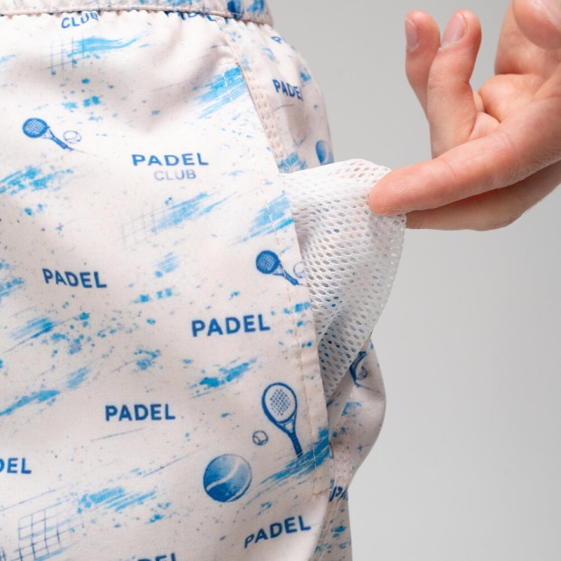 Шорти для плавання Slavni Swimming Pool Print Padel Cream - 3