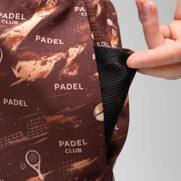 Шорты для плавания Slavni Swimming Pool Print Padel Brown - 3