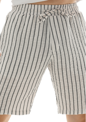 Шорти Slavni Marsel Print Біло-чорний