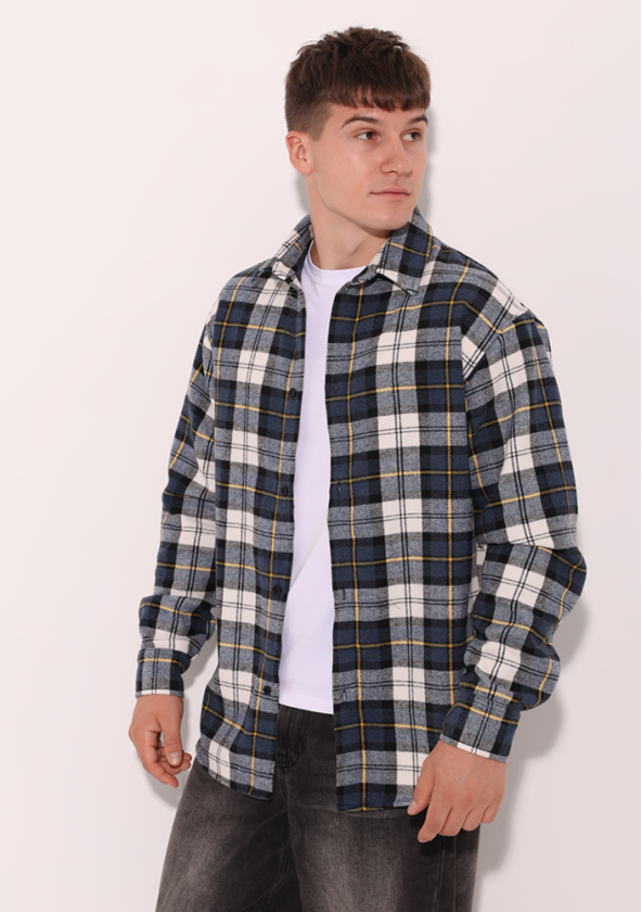 Недавно просмотренные Рубашка Pobedov Tartan Синьо-блакитний