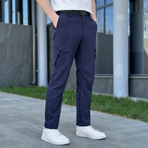 Штани-карго Pobedov Tactical Soft Темно-синій, 2XL - 2