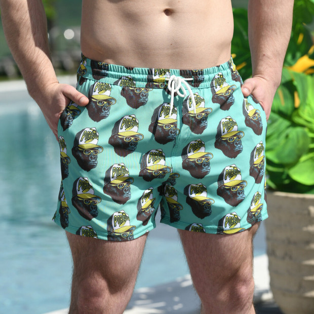 Шорти для плавання Pobedov Pool day Mavpy Ментоловий, L - 1