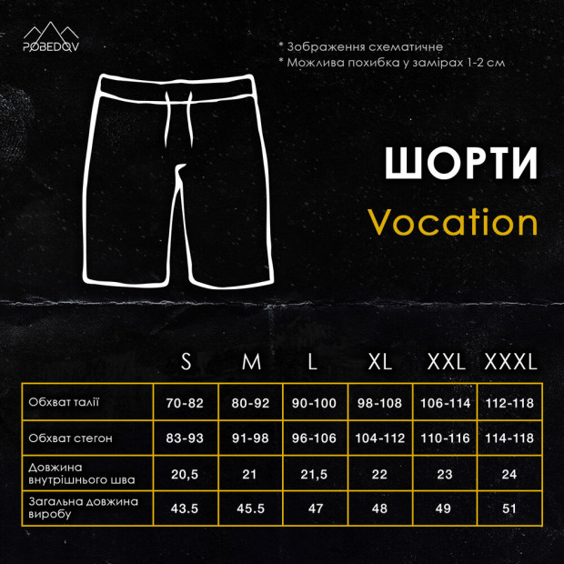Пляжні шорти Pobedov Vocation Navy Темно-синій, 2XL - 3