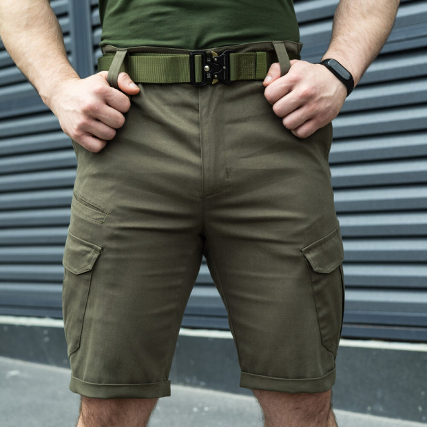 Шорти Pobedov Tactical B2 Хакі, 2XL - 3