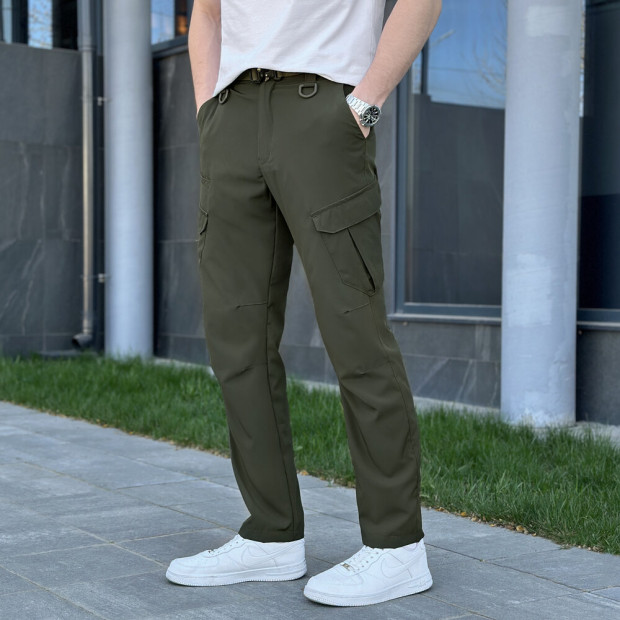 Штани-карго Pobedov Tactical Soft Хакі, 2XL - 