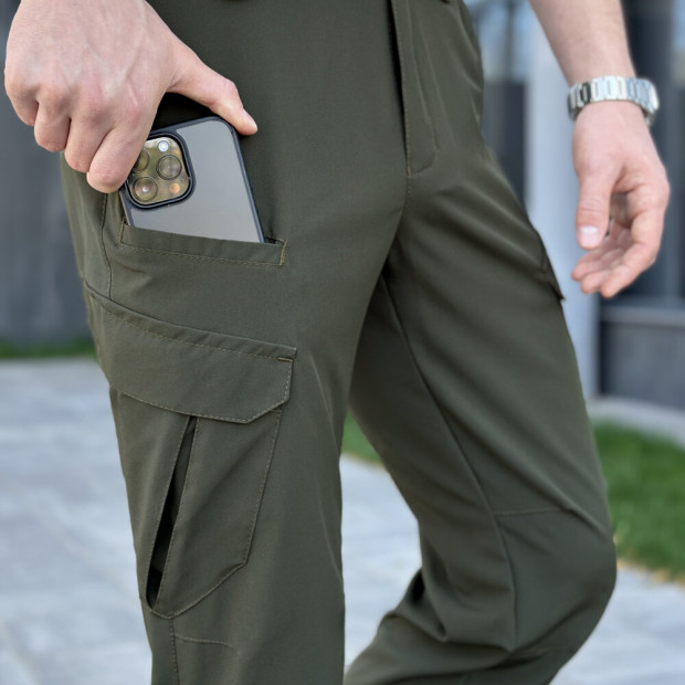Штани-карго Pobedov Tactical Soft Хакі, L - 5