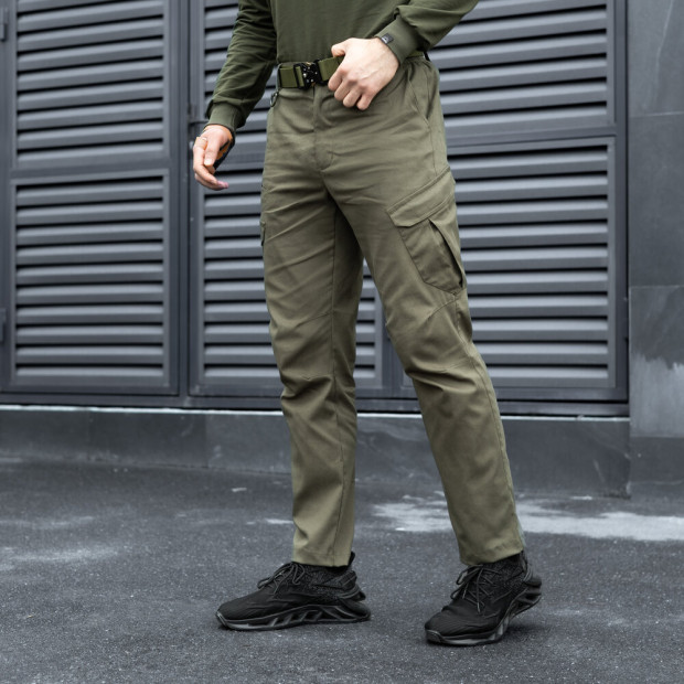 Штани-карго Pobedov Tactical V2 Хакі, M - 