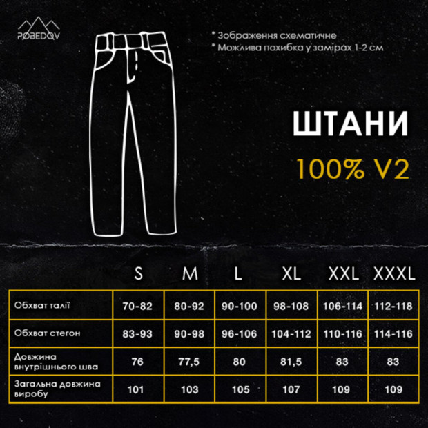 Штани Pobedov 100% V2 Хакі - 6