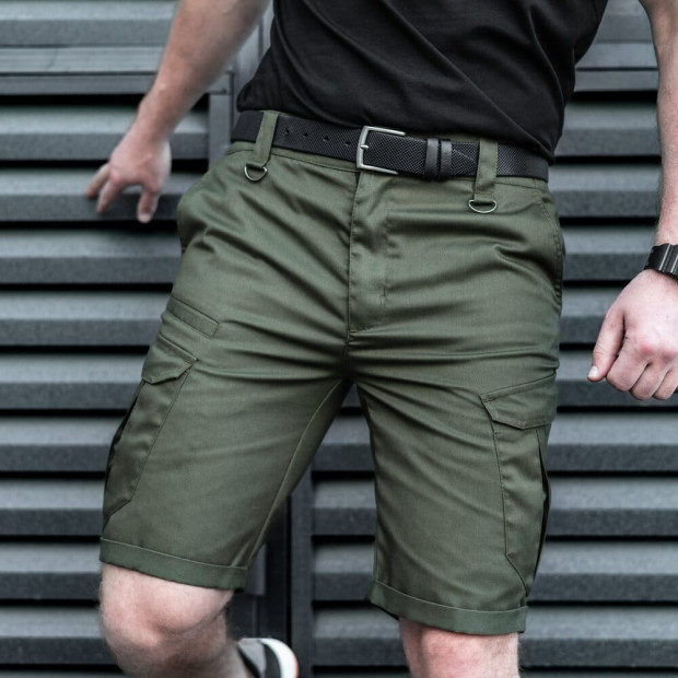 Шорти Pobedov Tactical Хакі - 1