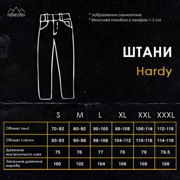 Брюки-карго Pobedov Hardy Хаки - 7