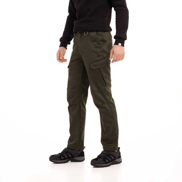 Штани-карго Pobedov trousers Tactical ЗИМА Хакі, L - 2