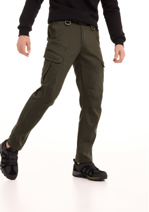 Штани-карго Pobedov trousers Tactical ЗИМА Хакі