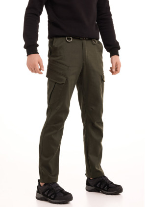 Штани-карго Pobedov trousers Tactical ЗИМА Хакі