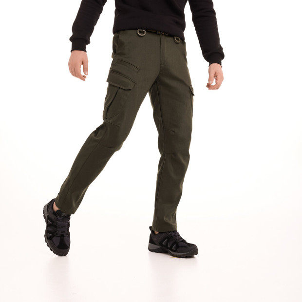 Штани-карго Pobedov trousers Tactical ЗИМА Хакі, M - 1