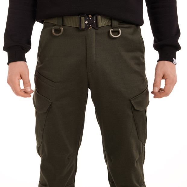 Штани-карго Pobedov trousers Tactical ЗИМА Хакі, M - 4