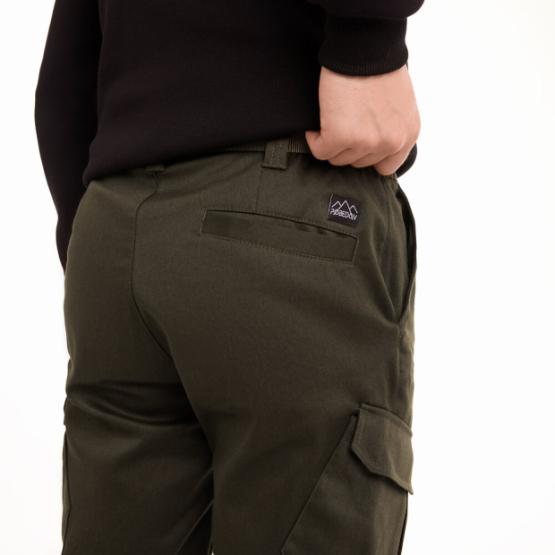 Штани-карго Pobedov trousers Tactical ЗИМА Хакі, 2XL - 7