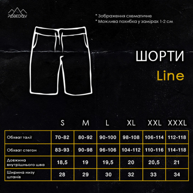 Шорти Pobedov Line Сталевий - 8