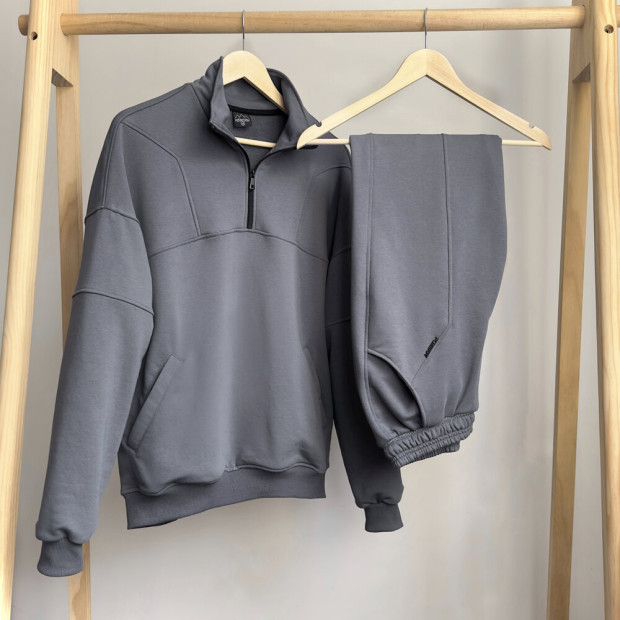 Костюм Pobedov Grand Темно-сірий, 2XL - 8