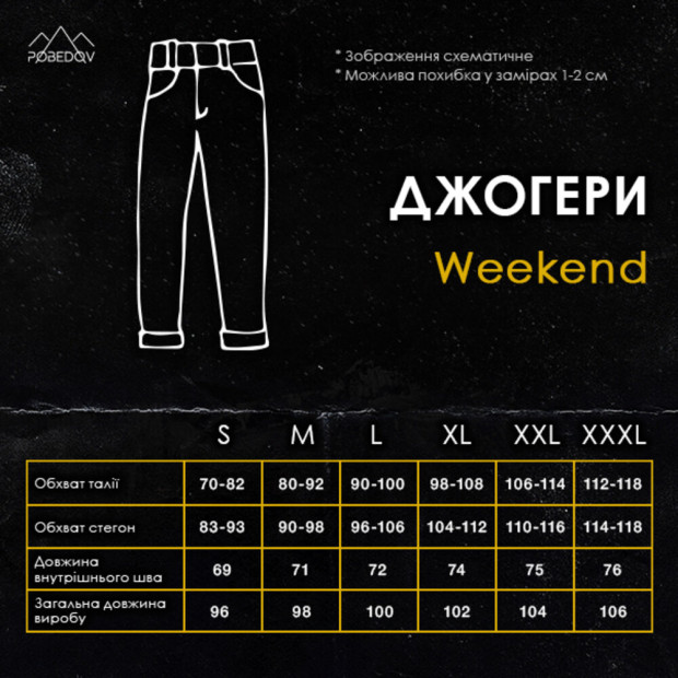 Джогери Pobedov Weekend Темно-синій, 2XL - 8
