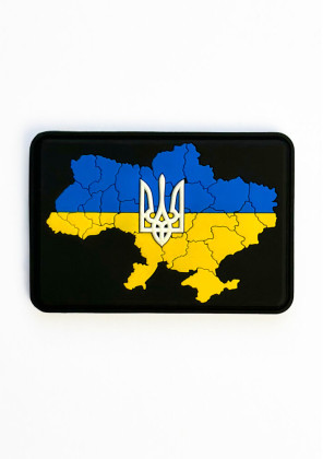 Шеврон 'Карта України' Синьо-жовтий, Універсальний