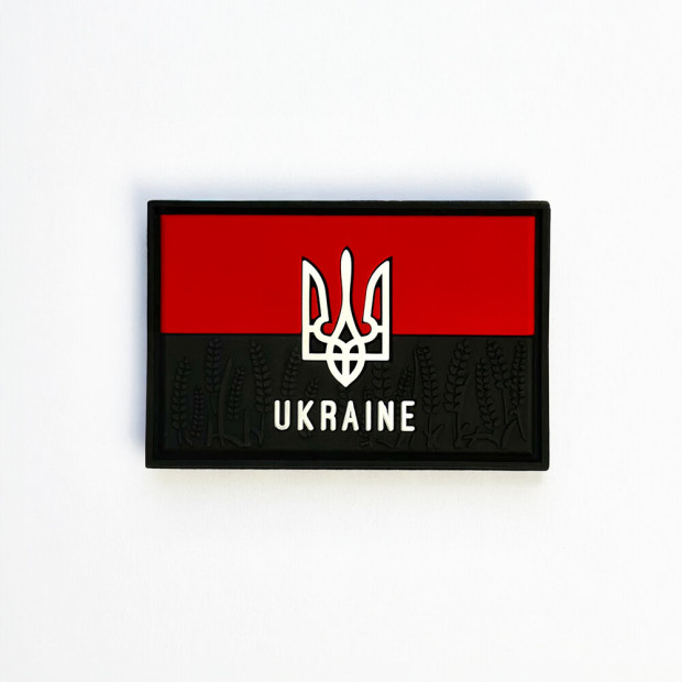 Шеврон 'Прапор України' Червоно-чорний, Універсальний - 