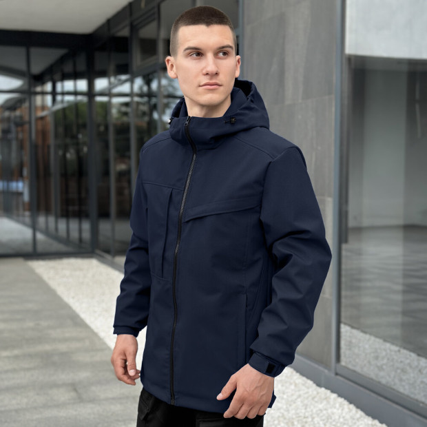 Куртка Pobedov Shum Темно-синій, 2XL - 