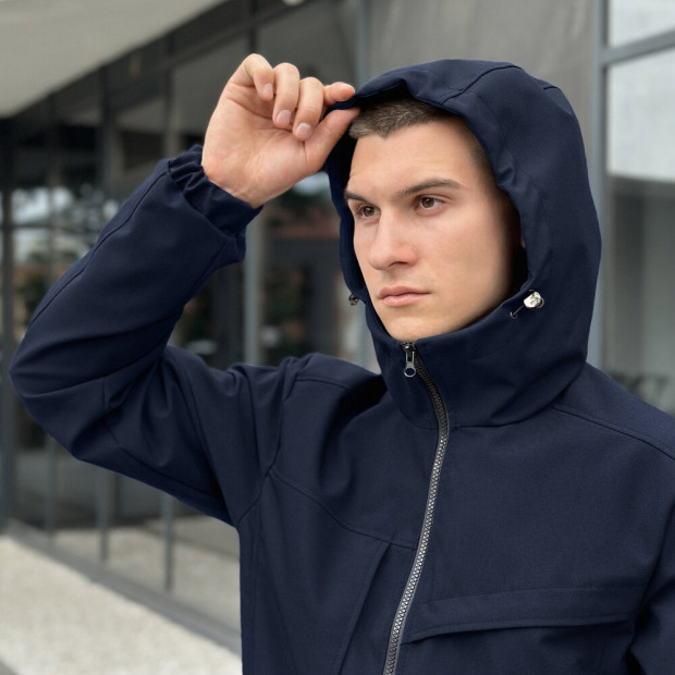 Куртка Pobedov Shum Темно-синій, 2XL - 4